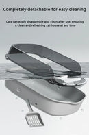 Caixa de Areia para Gatos com Laterais Altas – Prática e Fácil de Limpar